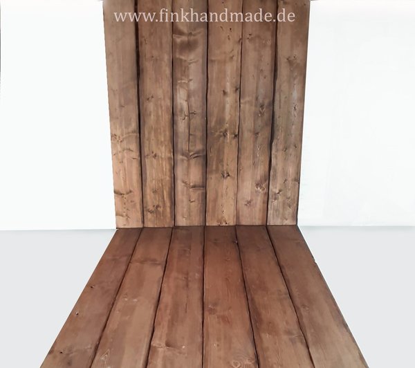 Holz Hintergrund Zusammen verbunden Bretter Braun Brett ca. 30cm Handmade Requisiten Accessoires