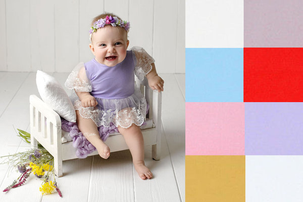Body weißen Spitzen Handmade Requisiten Baby Kinder Photo Props Accessoires