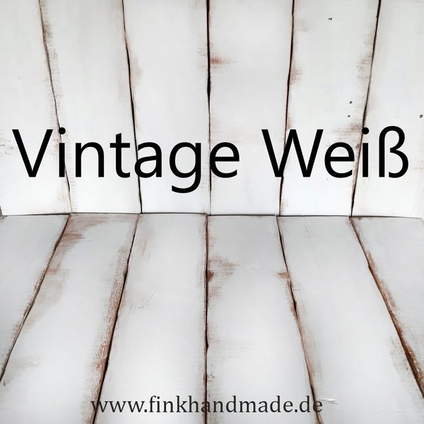 Doppelseitig Hintergrund  Hell Braun & Vintage Weiß Brett ca. 30cm Handmade Requisiten  Accessoires