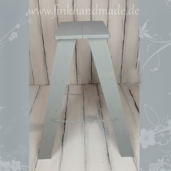 Holz Leiter 100 x 37,5 x 30 cm. Steigleiter Trittleiter Schrotleiter Deko Handmade Requisiten Props
