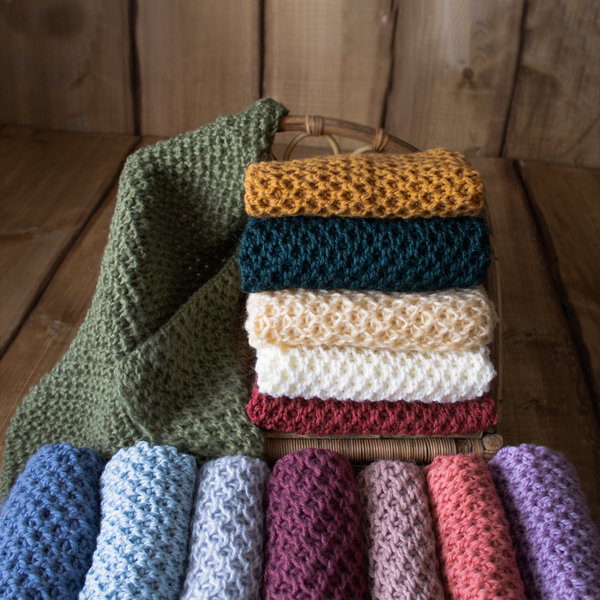 Knitted blanket merino wool Handmade textiles Photo Props Studio Posing Accessories