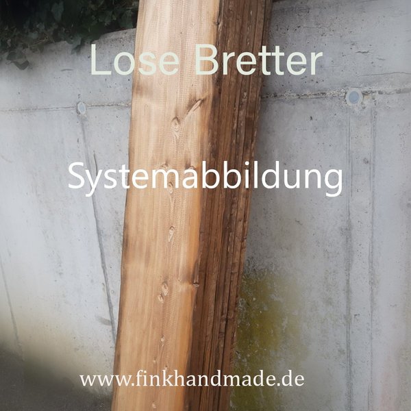 Echtholz-Hintergrund Lose Bretter Dunkel Braun Brett ca. 30cm. Handgefertigtes Requisiten zubehör