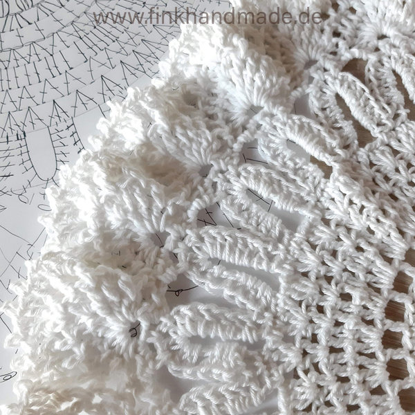 Spitzen Runde Decke Bedeckung Deckung Decklage gehäkelt Photo Foto Props Deko Handmade Requisiten