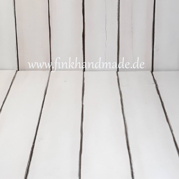 Echte Holz Hintergrund Lose Bretter Weiß Brett ca. 30 cm. Handmade Requisiten Accessoires