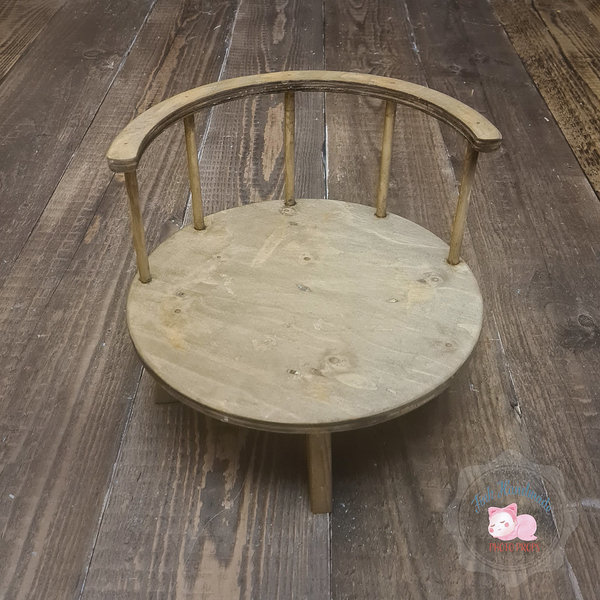 Wooden round stool chair bench Deco Handmade Props Photo Wooden Items Accessories
