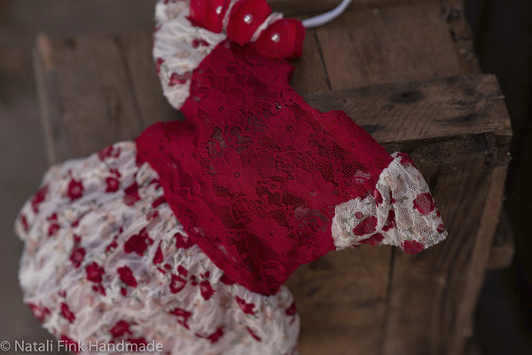 Set Spitzen Body Kleid Stirnband  Handgemachte Requisiten Foto Props Textilien Baby Kinder  Zubehör
