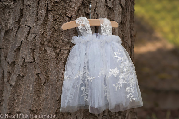 Set Rüschenhaube Kleid Handmade Requisiten Baby Kinder Photo Props Accessoires
