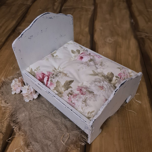 Holz Vintage Bett Deko Handmade Requisiten Baby Kinder Photo Props Accessoires