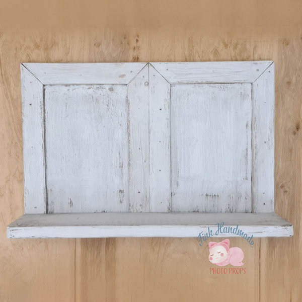 Imitation of a window with a window sill Deco Handmade Props Photo Wooden Items Accessories