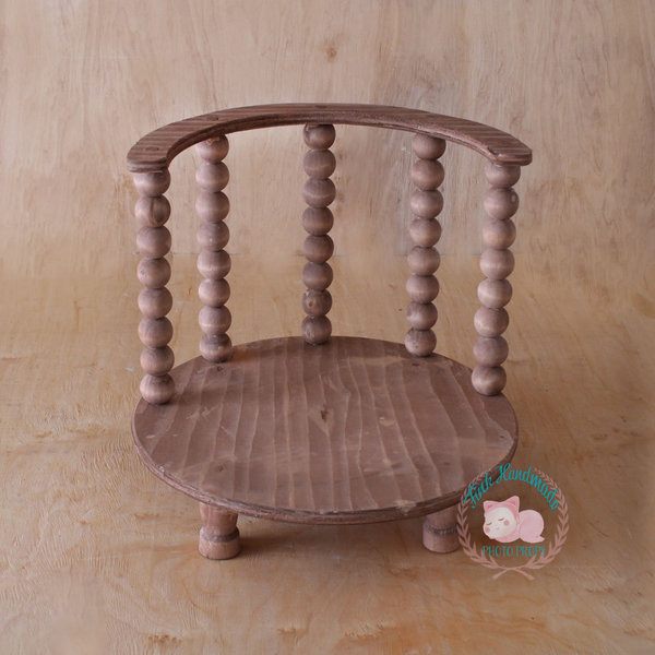 Kinderstuhl Stuhl Hocker Sessel Rückenperle Deko Handmade Requisiten Baby Kinder Photo Props