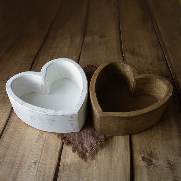 heart bowl heart bed Deco Wooden Handmade Photo Props Studio Posing Accessories