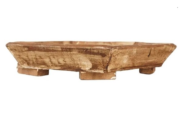 Küchentablett mit Griffen gealtertes Holz Antik Platte Tablett Deko Handmade Requisiten Photo Props