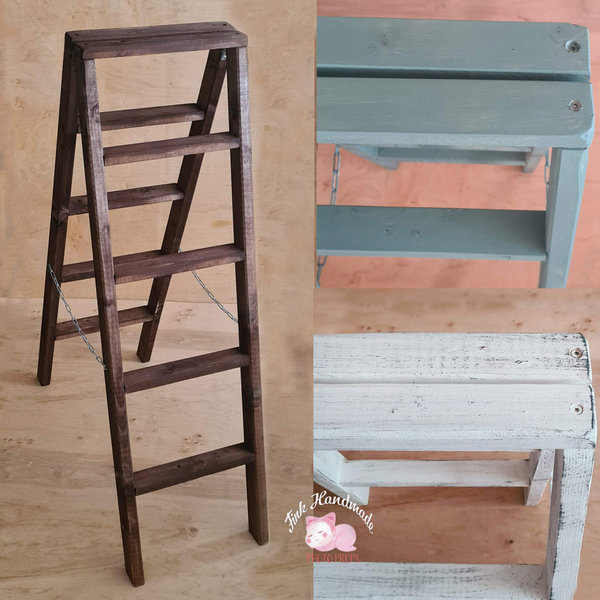 Wooden ladder 140cm. Vertical Step Ladder Photo Props
